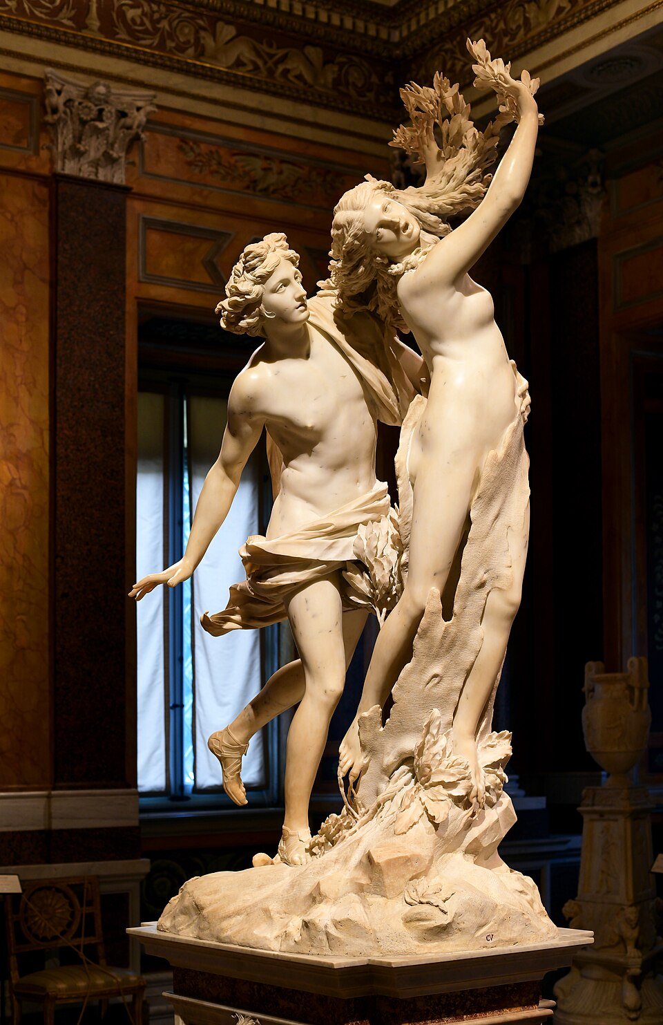 Apollon et Daphné, marbre du Bernin, Galerie Borghèse