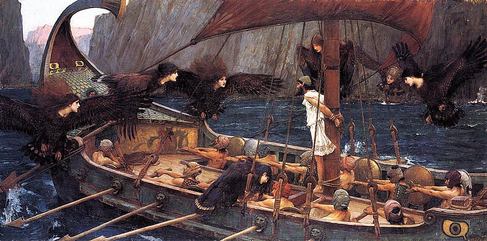 Ulysse et les Sirènes, John William Waterhouse, 1891