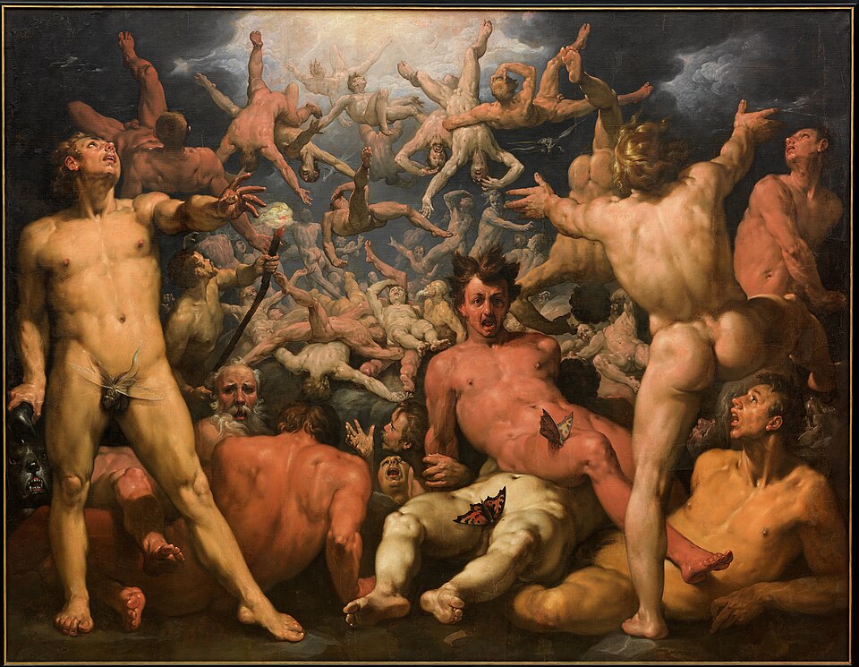 La Chute des Titans, Cornelis van Haarlem